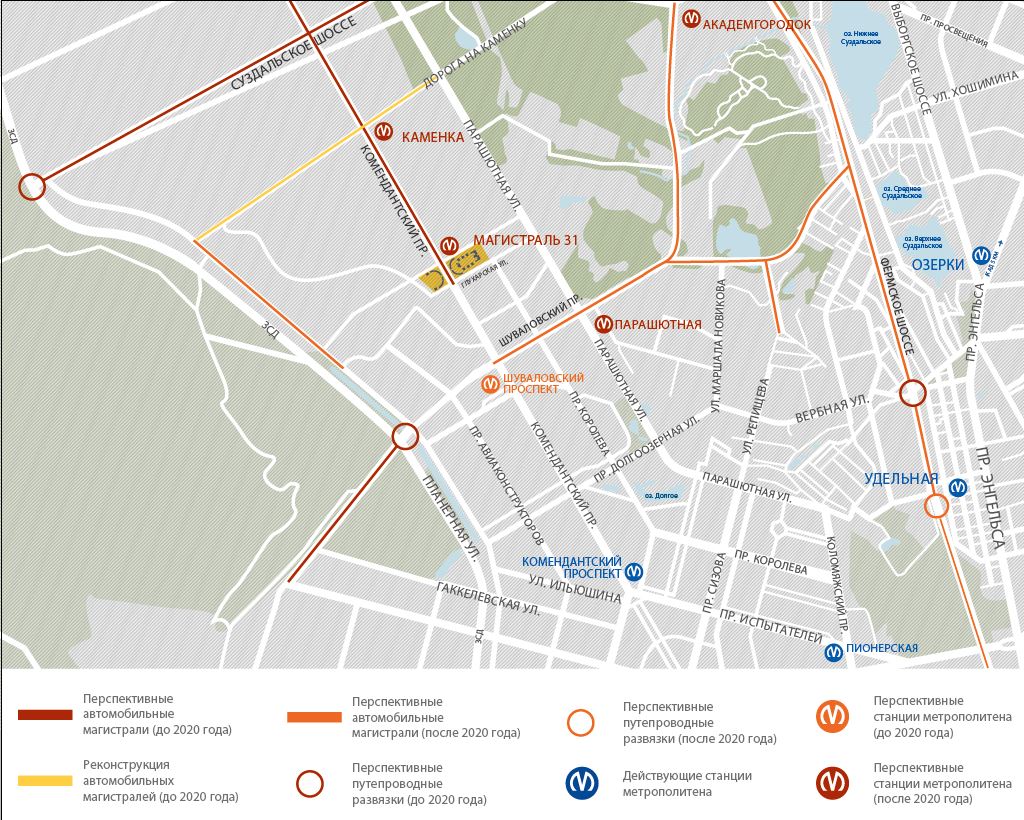 Спб шуваловский проспект карта